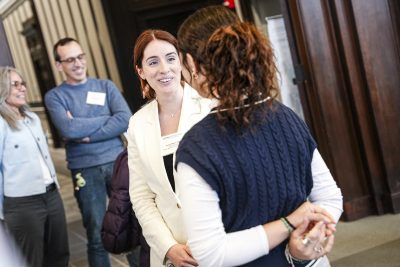 Honors student engaging with faculty